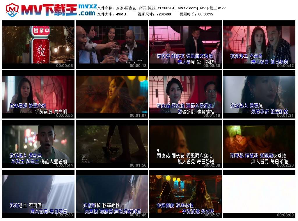 家家-雨夜花_台语_流行_YF200204